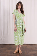 SS26 - V Neck Shirtdress - Pistachio