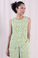 SS26 - Crepe Vest - Pistachio