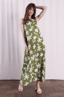 SS26 - Cotton Poplin Dress - Verdant