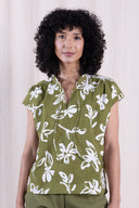 SS26 - Tie neck top - Verdant