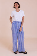 SS26 High waist Trousers - Blue