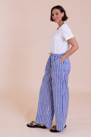 SS26 High waist Trousers - Blue
