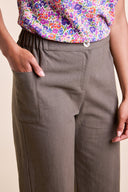 SS25 Cropped Trousers - Olive