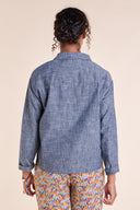 SS25 Cotton Chambray Jacket - Denim