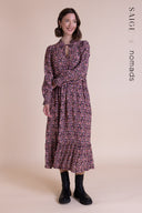 Saige AW25 Ditsy Floral Midi Dress - Multi