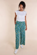 SS25 Wide Leg Trouser - Green