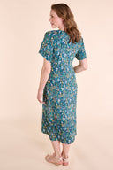 SS25 Sweetheart Neck Midi Dress - Green