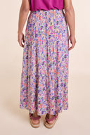 SS25 Tiered Skirt - Purple